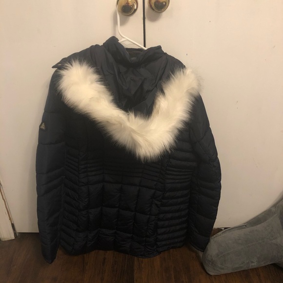 Spire by galaxy fir hood Coat - Picture 3 of 3